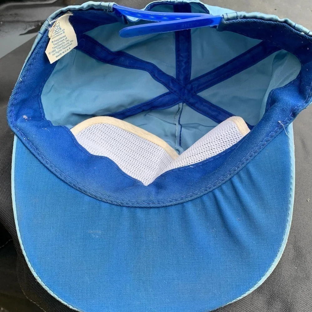 Vintage WrestleMania 1990 VI Hat SnapBack Satin Cap The Ultimate Challenge